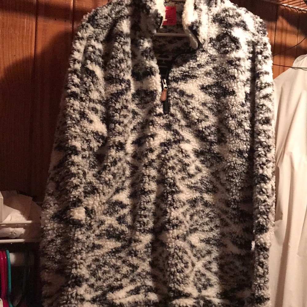 Women’s quarter zip Sherpa pull over